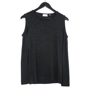 ARITZIA Wilfred Free Arrington Cold Shoulder Top Black Size Medium